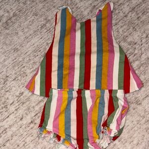 Colorful Striped Kids Matching Set